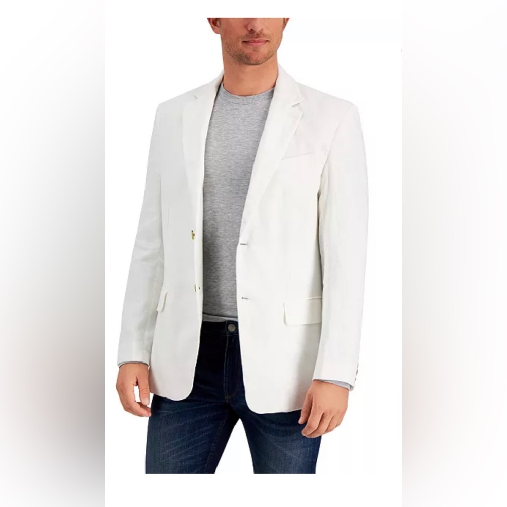 Men's Linen Blazer, Created for Macy's- club room